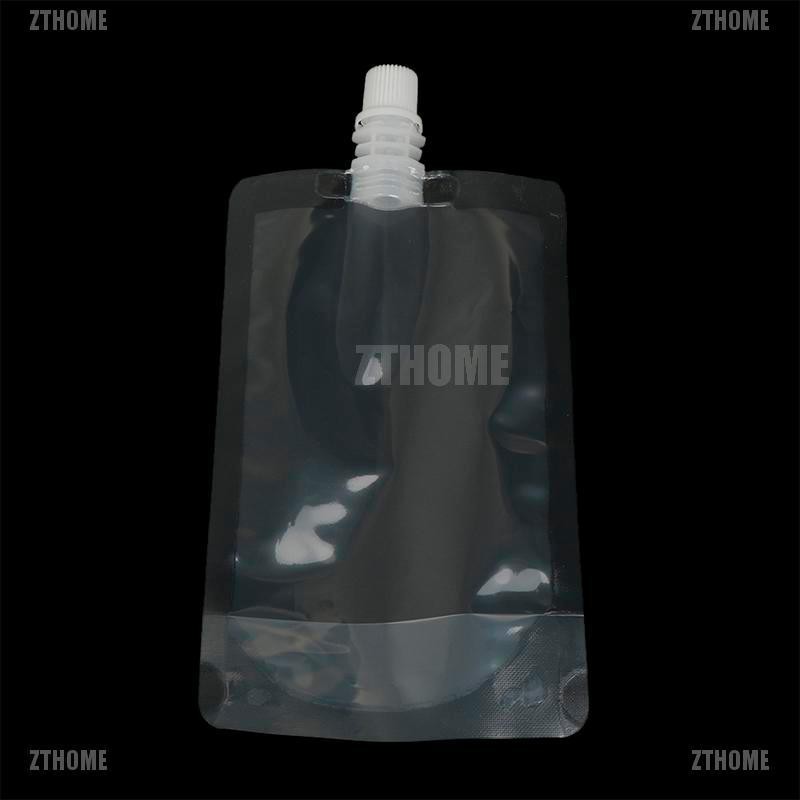 Set 10 Túi Nhựa Trong Suốt Đựng Đồ Uống 200ml