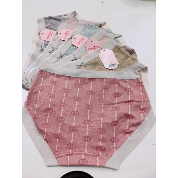 Quần lót nữ cotton co giãn 4 chiều, cạp cao gen nhẹ bụng dưới, ôm mông, không hằn. Phom 60-72kg, vòng mông 100-115cm