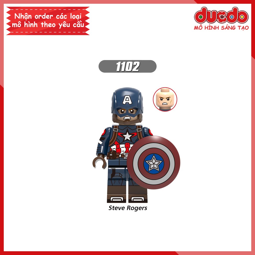 Minifigures các mẫu nhân vật Captain America tuyệt đẹp - Đồ Chơi Lắp Ghép Xếp Hình Mini Mô hình Iron Man XINH X0236