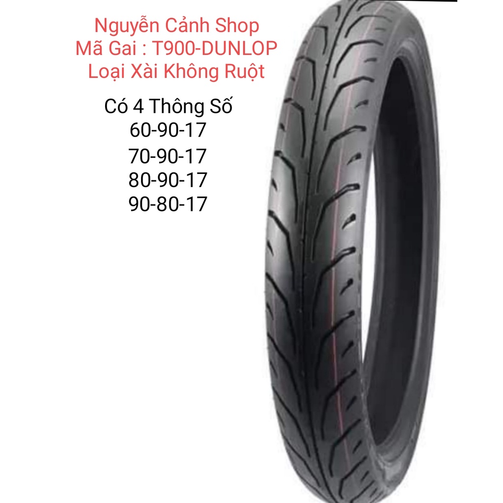 Vỏ Camel DUNLOP Không Ruột 60-70-80-90-17 in-CHEETAH-CMI