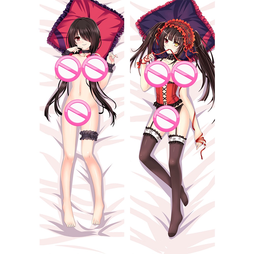 Gối Ôm In Hình Anime DATE A LIVE Tokisaki Kurumi Dakimakura 60x180cm