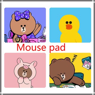 Miếng lót chuột máy tính dày 3mm chống trượt in họa tiết nhân vật hoạt hình đáng yêu