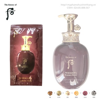 Xả hàng giá sỉ Gói Dầu Xả Phục Hồi và Ngăn Ngừa Rụng Tóc, giữ màu tóc nhuộm WhooSpa Essence Rinse 8ml