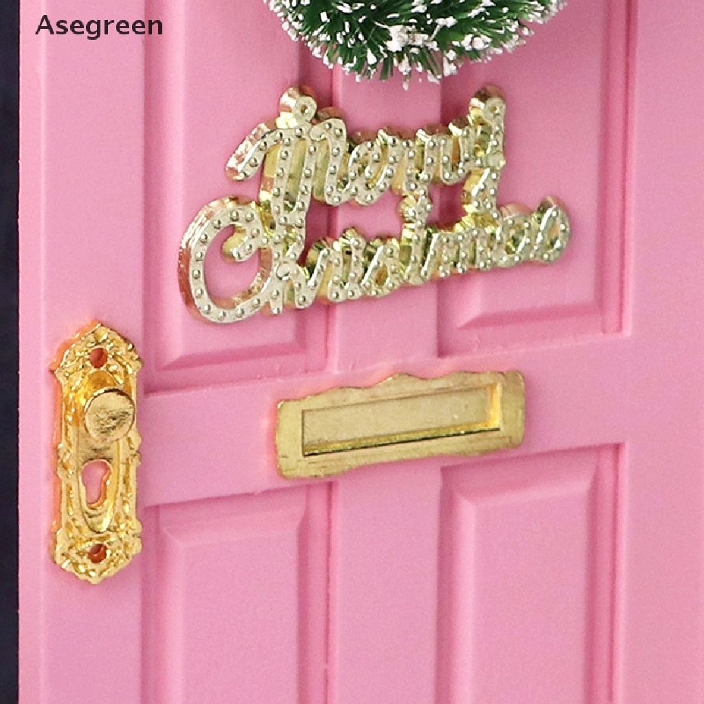 [Asegreen] Cửa Gỗ Mini 1: 12 Trang Trí Nhà Búp Bê