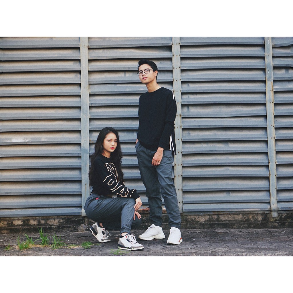 Quần jogger nam nữ rằn ri kaki co dãn ống chun | BigBuy360 - bigbuy360.vn