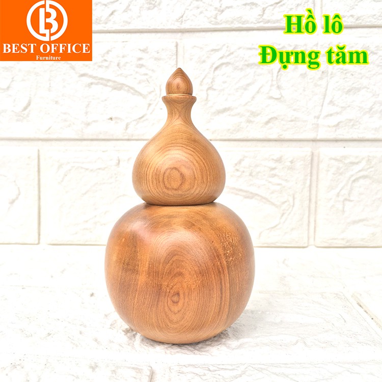 Hồ lô đựng tăm gỗ Hương/Bách xanh cao cấp, hương thơm tự nhiên chống ẩm mốc, hương thơm lan tỏa tốt cho sức khỏe