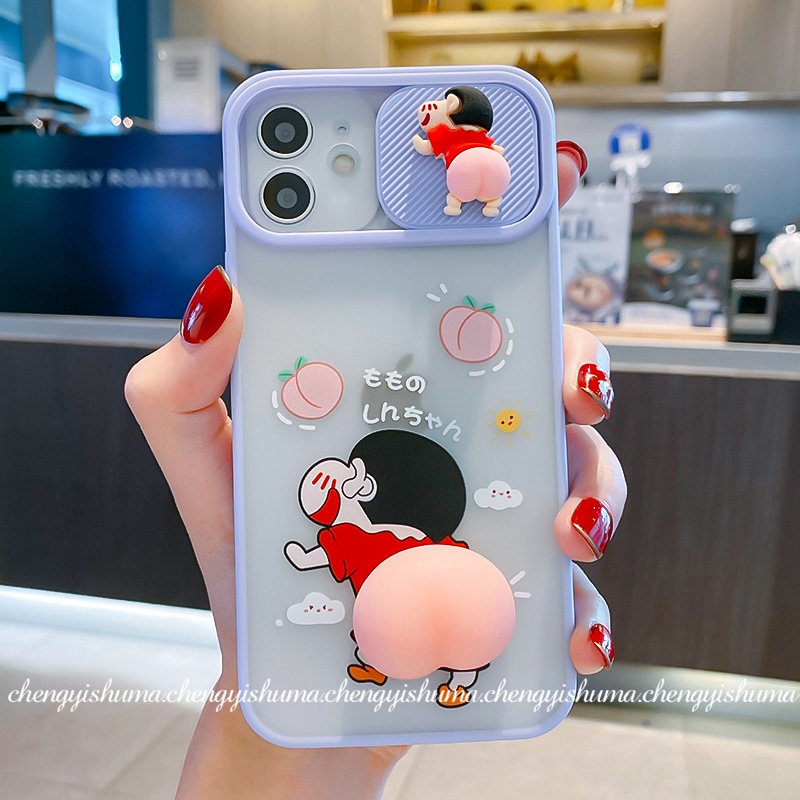 Ốp lưng iphone trượt camera Shin- doremonr 6/6plus/6splus/7/7plus/8/8plus/x/xs/11/12/13/pro/max/plus DT09