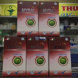 Viên uống bổ sung Collagen & Isoflavon Myrai