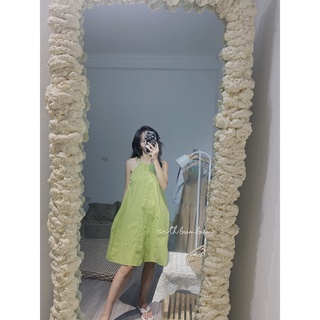 Váy cổ yếm 2 dây đan  - Ảnh thật (Hàng Có Sẵn)