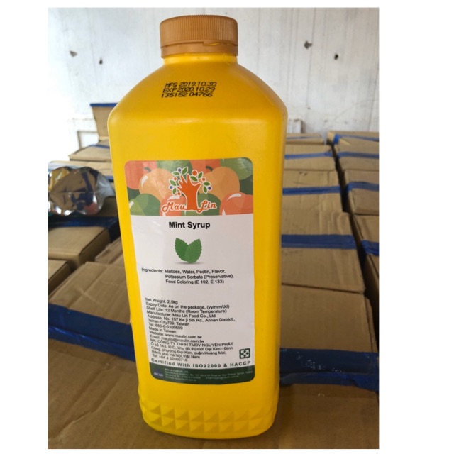 Siro bạc hà Maulin (2,5kg)