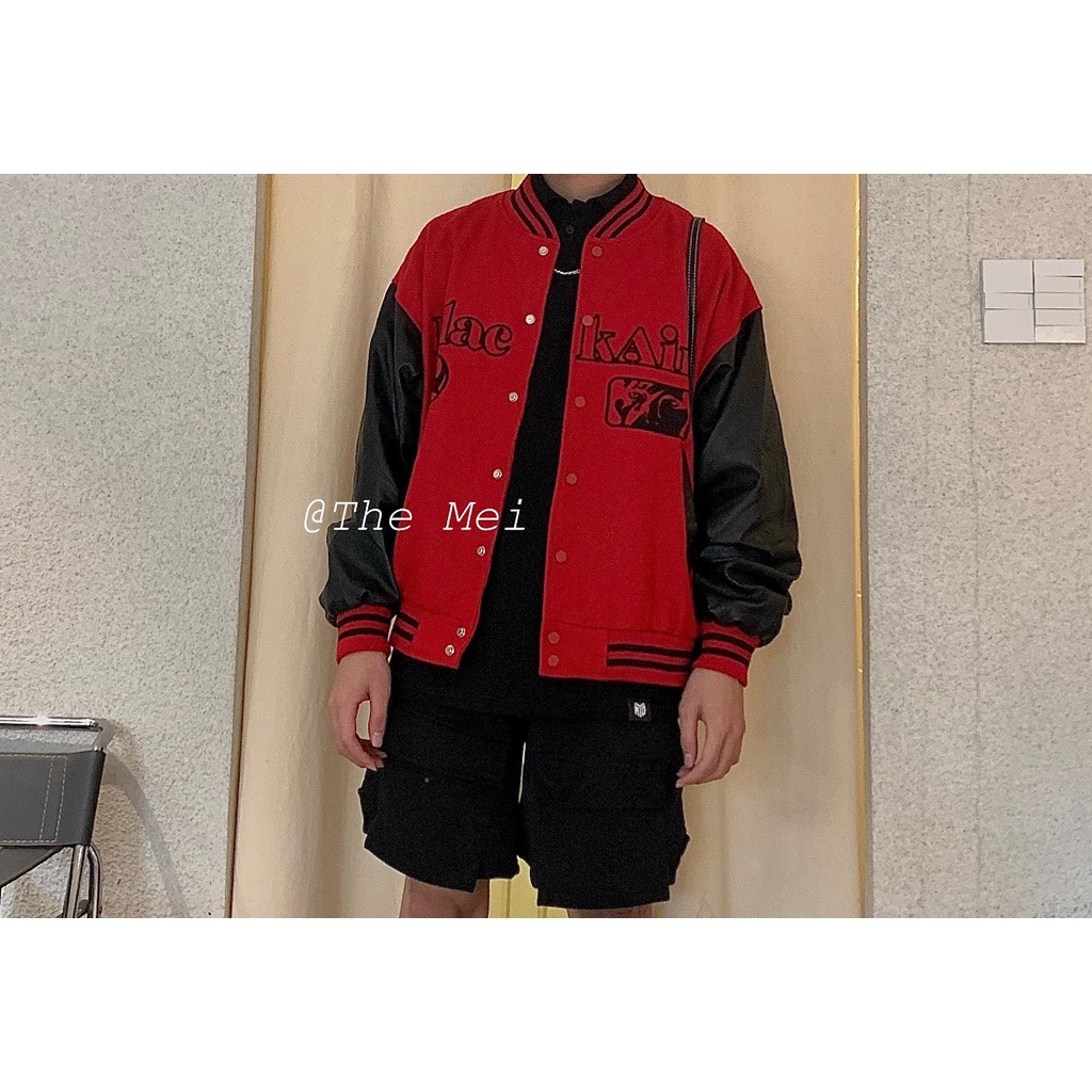 HÀNG SẴN & HÌNH THẬT - Áo khoác bóng chày - Áo khoác varsity BlackAir - Made Extreme - unisex cho cả nam và nữ - The Mei