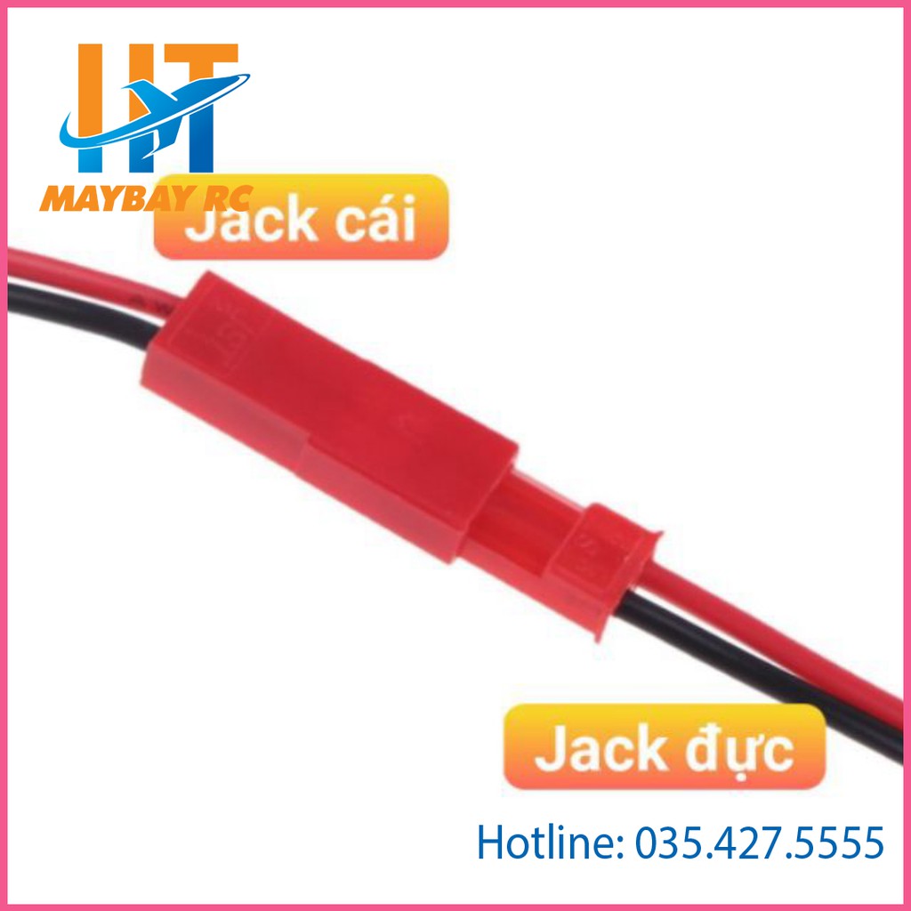 Jack cắm JST Silicon loại tốt dây awg20.