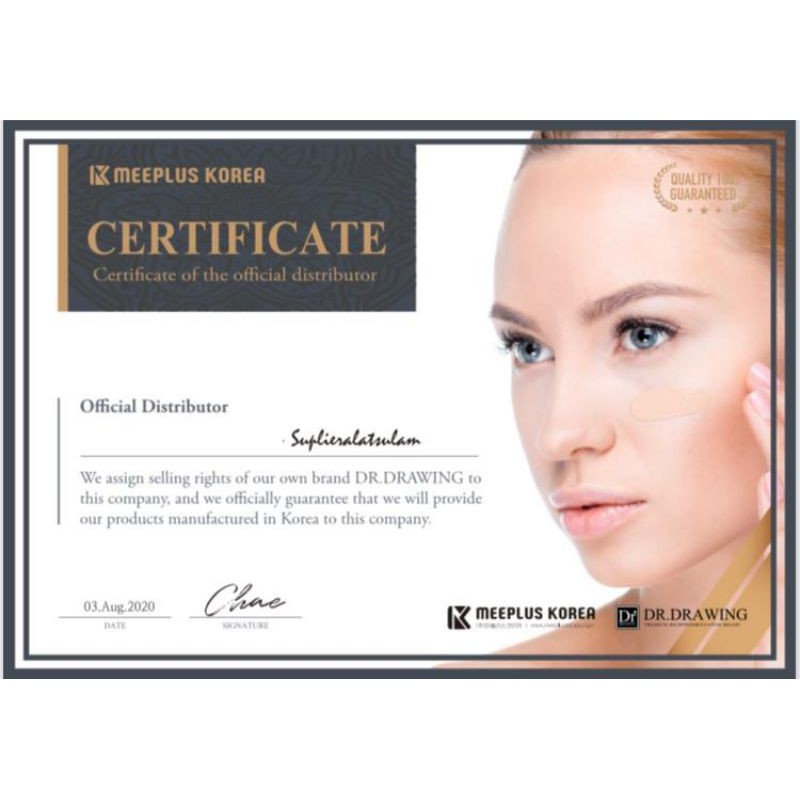 (hàng Mới Về) Kem Vẽ Lông Mày Dr Embo Kèm Mực Vẽ Tiện Dụng | BigBuy360 - bigbuy360.vn