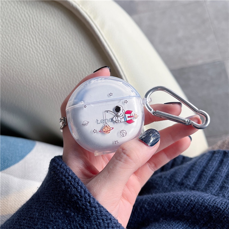 Vỏ Bảo Vệ Hộp Đựng Tai Nghe Trong Suốt In Hoạt Hình Spaceman Pro 6