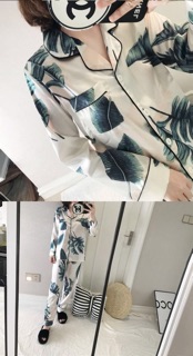 bộ ngủ lụa pizama hàng quảng châu