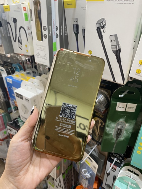 [Mã ELFLASH5 giảm 20K đơn 50K] Bao da Oppo A1k/A5s/A7/F9/F11pro tráng gương | BigBuy360 - bigbuy360.vn