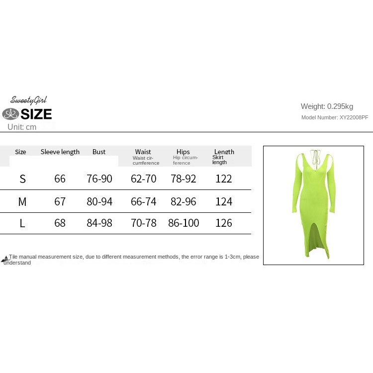 Đầm Maxi Cổ Tròn Tay Dài Eo Thấp Màu Xanh Lá Sáng Thời Trang 2022 Cho Nữ