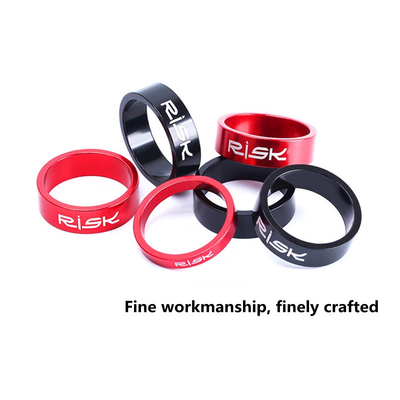 Set 4 Vòng Đệm Bằng Hợp Kim Nhôm Gắn Thanh Tay Lái Xe Đạp Leo Núi