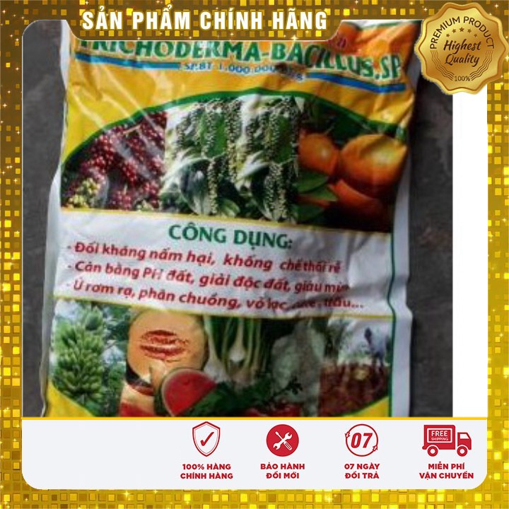 Nấm đối kháng Trichoderma-Bacillus.sp (1000 gr )