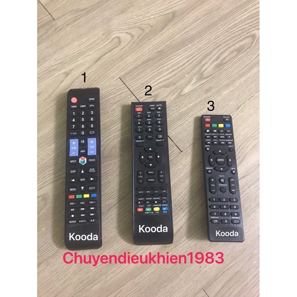 Remote điều khiển tivi Kooda