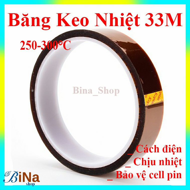 Băng keo cách điện bảo vệ cell pin 10mm/20mm/30mm