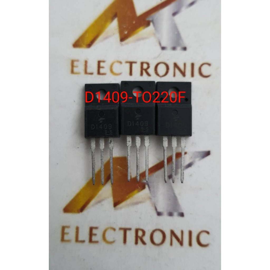 2SD1409 D1409 TO-220F 600V 6A NPN Transistor Darlington BCE nhập khẩu mới (con)
