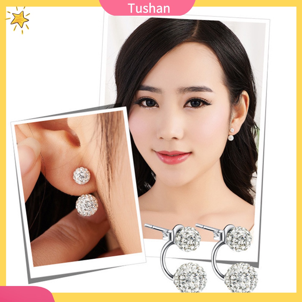 Khuyên tai nữ đính đá thời trang