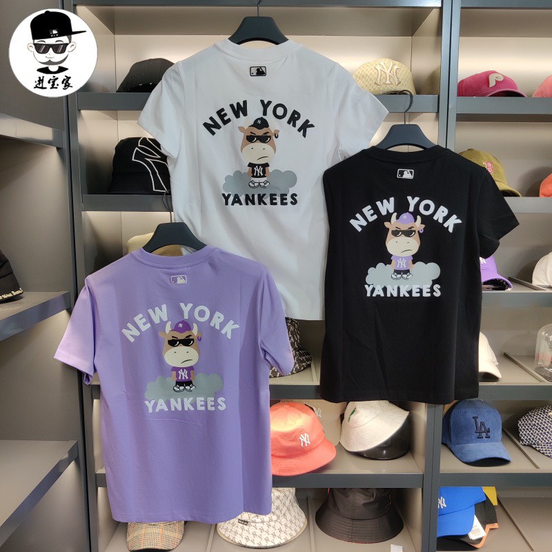 Áo thun tay lỡ MLB  Yankee , áo thun nam nữ unisex cotton street style ,  hàng việt nam xuất khẩu ,Cocmer_vn