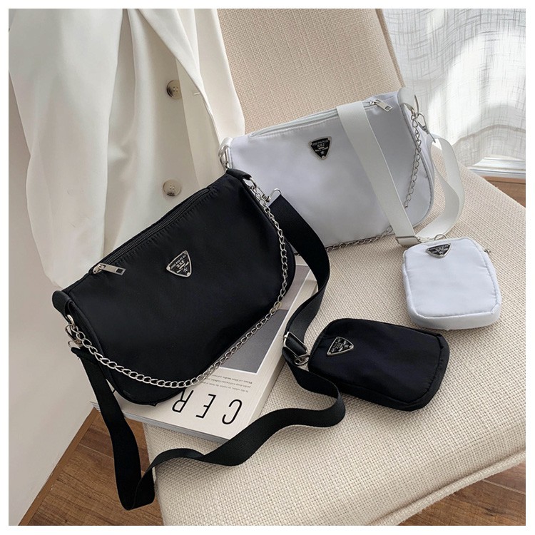 Túi vải phong cách boho 2 dây hàng rẻ S011