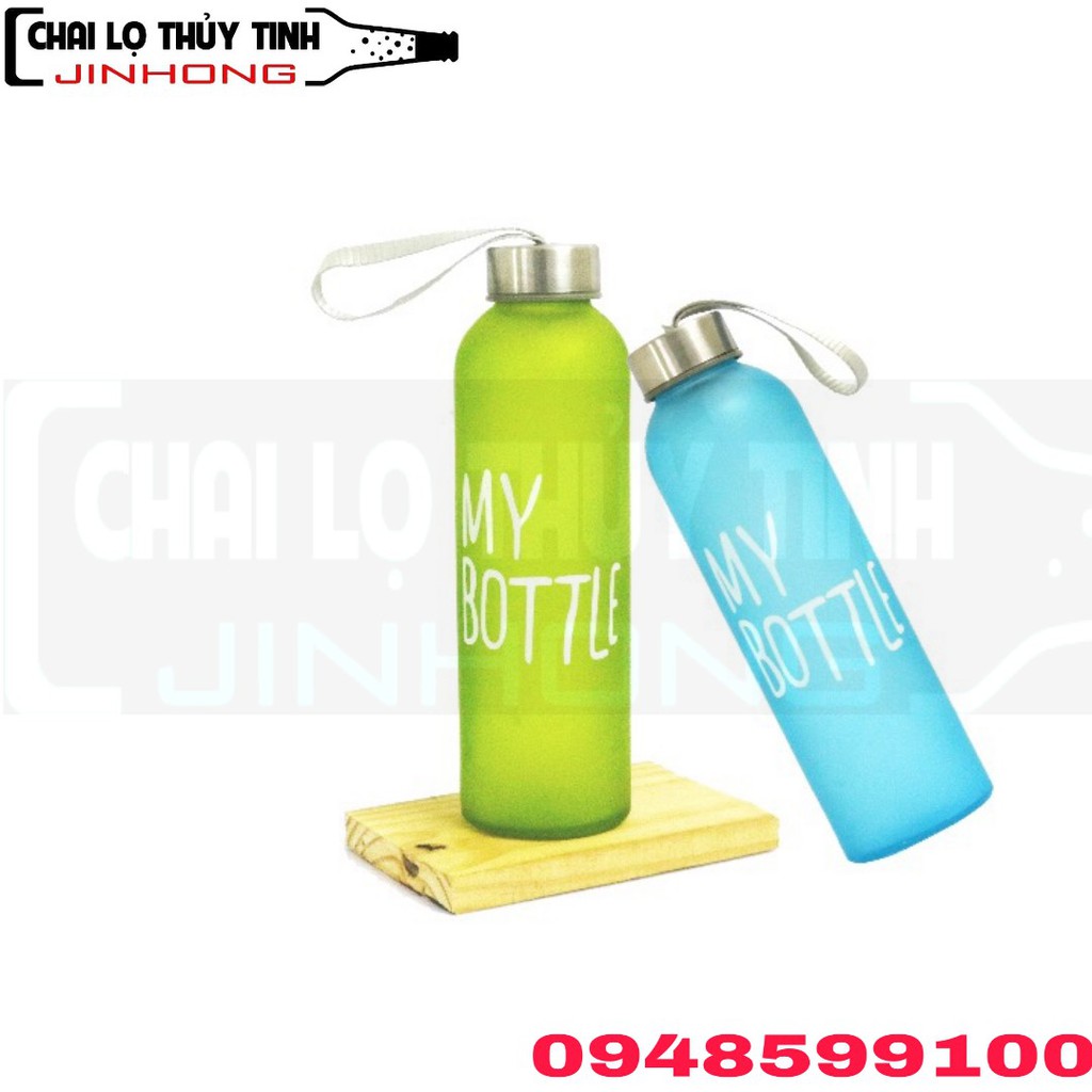 Bình Nước Thủy Tinh My Bottle 500ml Có Dây Xách