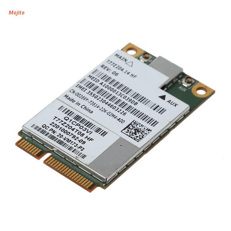 Mô Đun Thẻ Chuyển Đổi Không Dây Pci-E Cho Dell Latitude E6420 E5420 0269y 00269y Dw5630 5630 For Gobi 3000 3g Evdo / Wcdma Wcwa Gbi 77