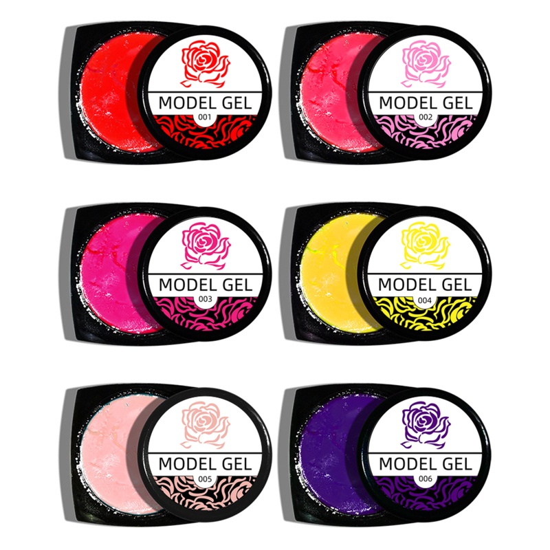 Set 12 Gel Sơn Móng Tay 3D Dạng Lột