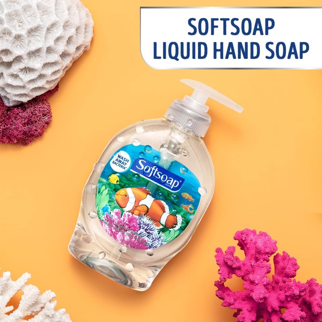 [Hàng Mỹ đi Air] Nước rửa tay dạng lỏng Softsoap phiên bản đại dương 221ml