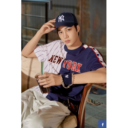 Nón MLB NY chính hãng chữ thêu form chuẩn thời trang  | 3ACP7701N-50BKS
