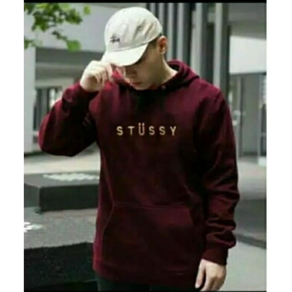 Stussy Áo Hoodie Dày Dặn Thời Trang Cho Nam