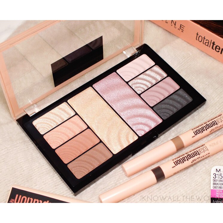 Bảng Phấn Mắt Highlight Maybelline Total Temptation