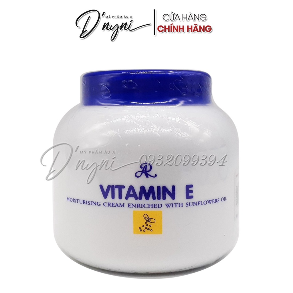 Kem dưỡng thể Vitamin E Thái Lan 200ml