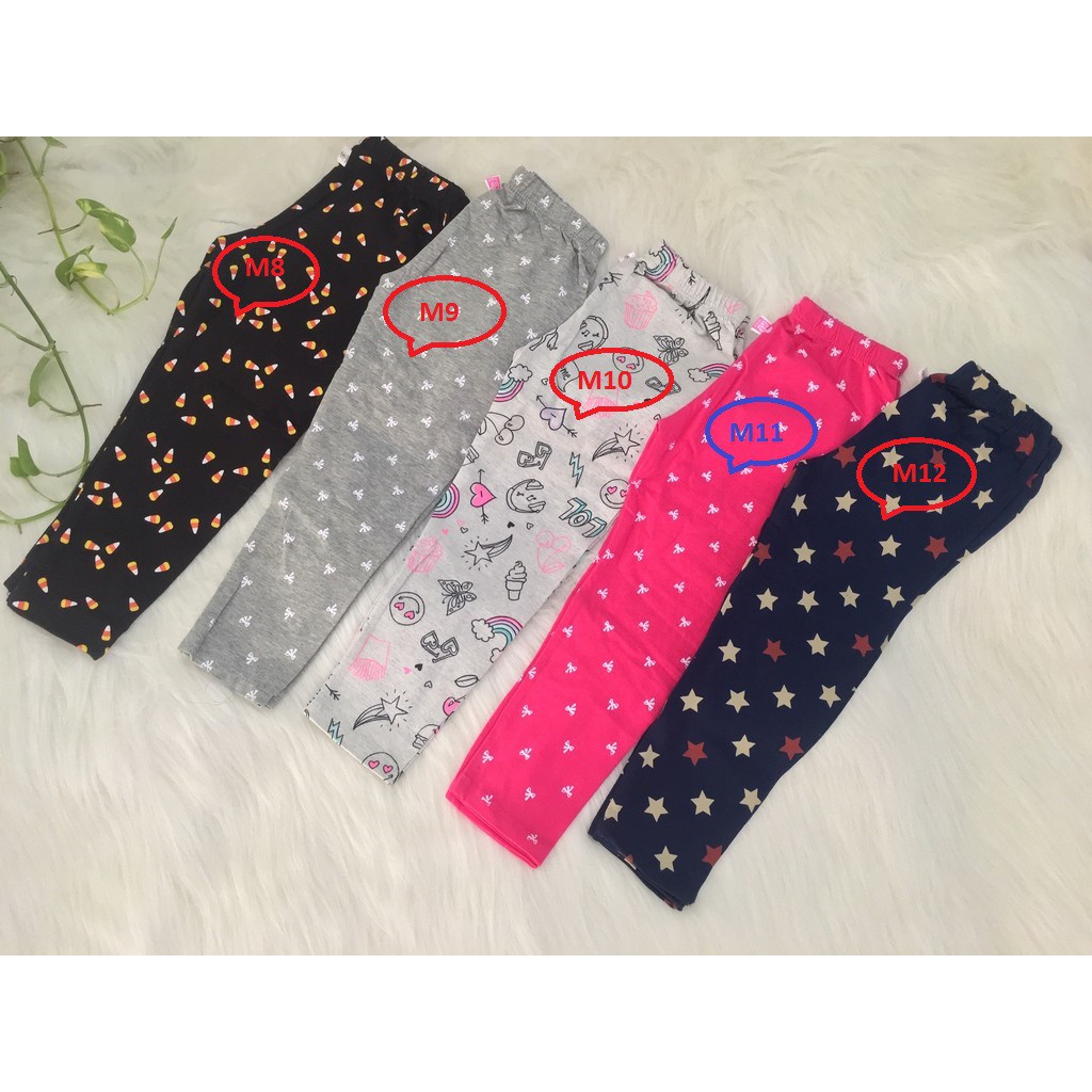 Quần Legging Xuất Dư Cho Các Bé Từ 5-13 kg. Hàng quần áo trẻ em xuất khẩu xịn nhé các mẹ