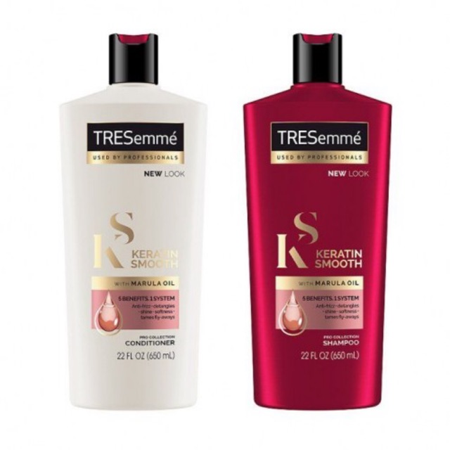 DẦU GỘI VÀ XẢ TRESEMME 650ML-MỸ