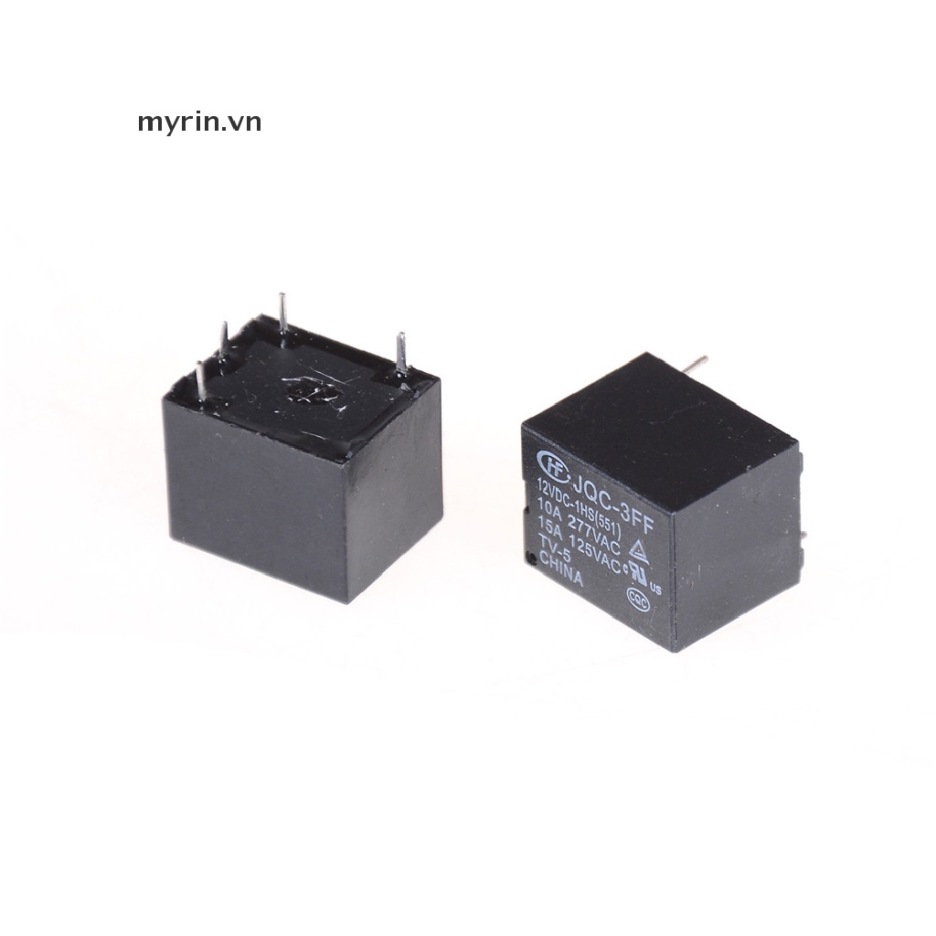 Set 5 Rơ Le 12VDC SRD-S-112DM 15A 125VAC 4Pins Chuyên Dụng 0 0 0 0 Vn 0 VN - 0