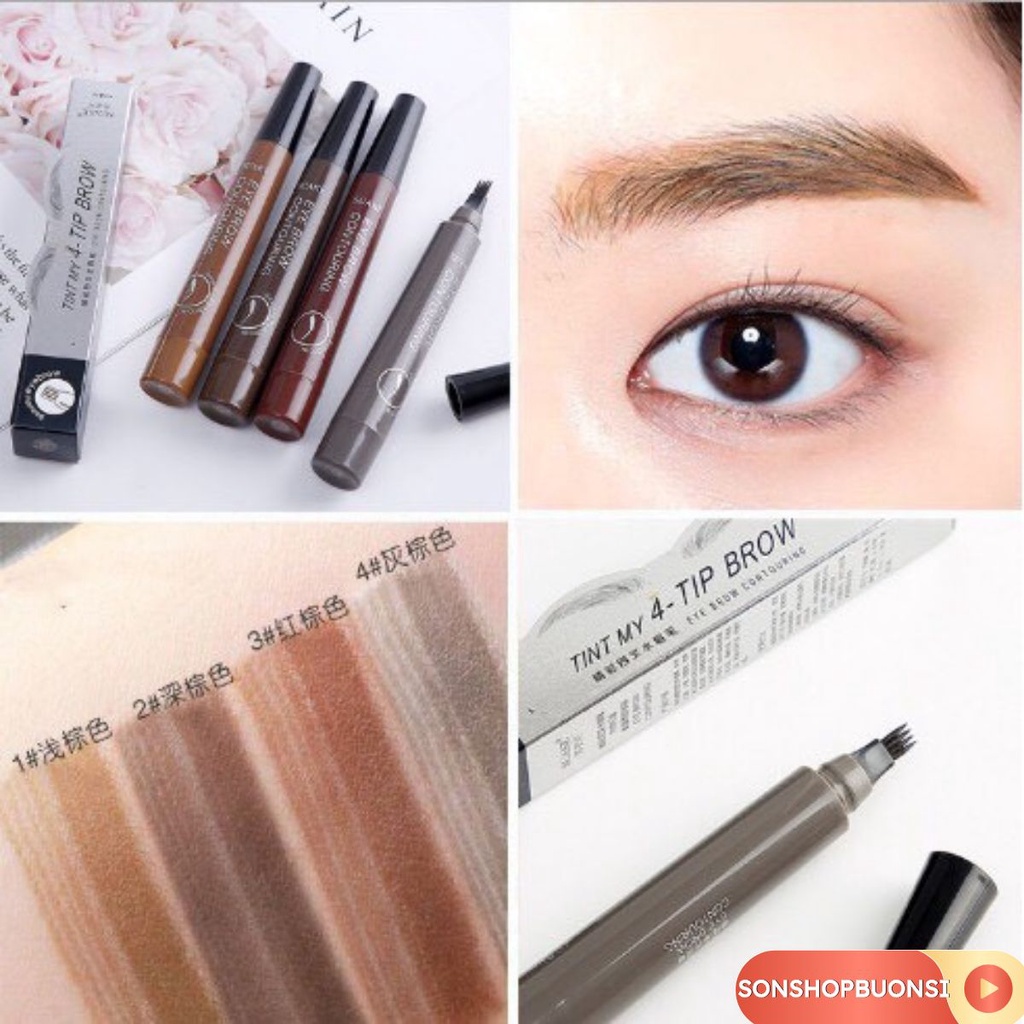 Bút chì kẻ mày phẩy sợi 4D chống nước cao cấp Madieli Sonshopbuonsi | BigBuy360 - bigbuy360.vn
