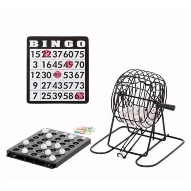 Bộ Trò Chơi Quay Số Bingo Loto Trúng Thưởng Vui Tết
