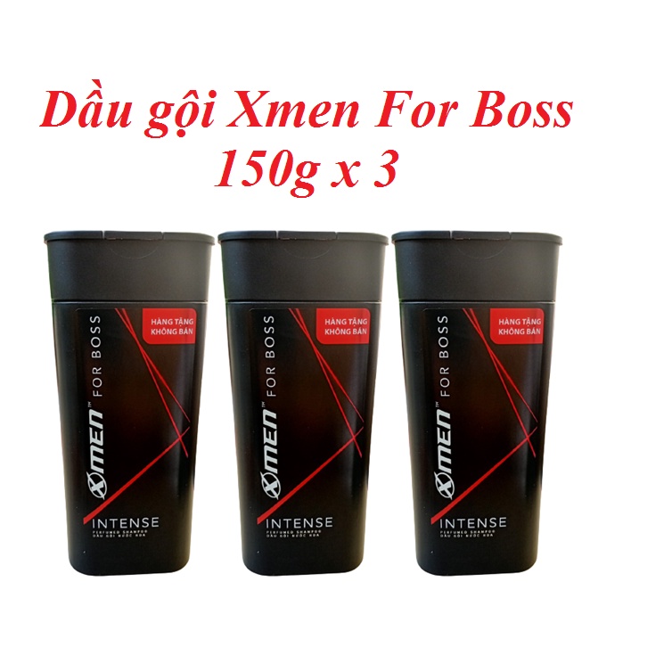 Set 3 chai dầu gội đâu Xmen For Boss 150g (Hàng khuyến mãi)