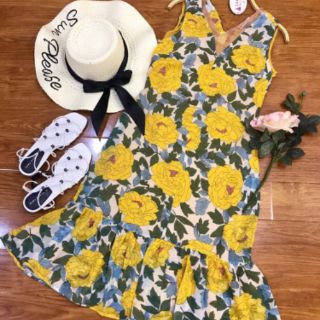 🌻🌹🌻🌹 VÁY HOA ĐUÔI CÁ CỔ TIM VOAN SIÊU HOT 🌻🌹🌻🌹