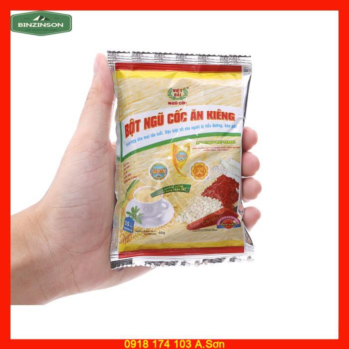 Bột Ngũ Cốc Ăn Kiêng Việt Đài 600g [ COMBO 9 TÚI ] - TẶNG MẶT NẠ SÂM CAO CẤP HÀN QUỐC