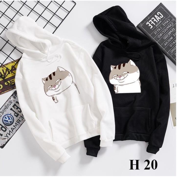 SALE- áo hoodie mèo ami  ngộ nghĩnh - mẫu áo Hoodie đôi siêu HOT - giá chỉ 1 áo /uy tín chất lương