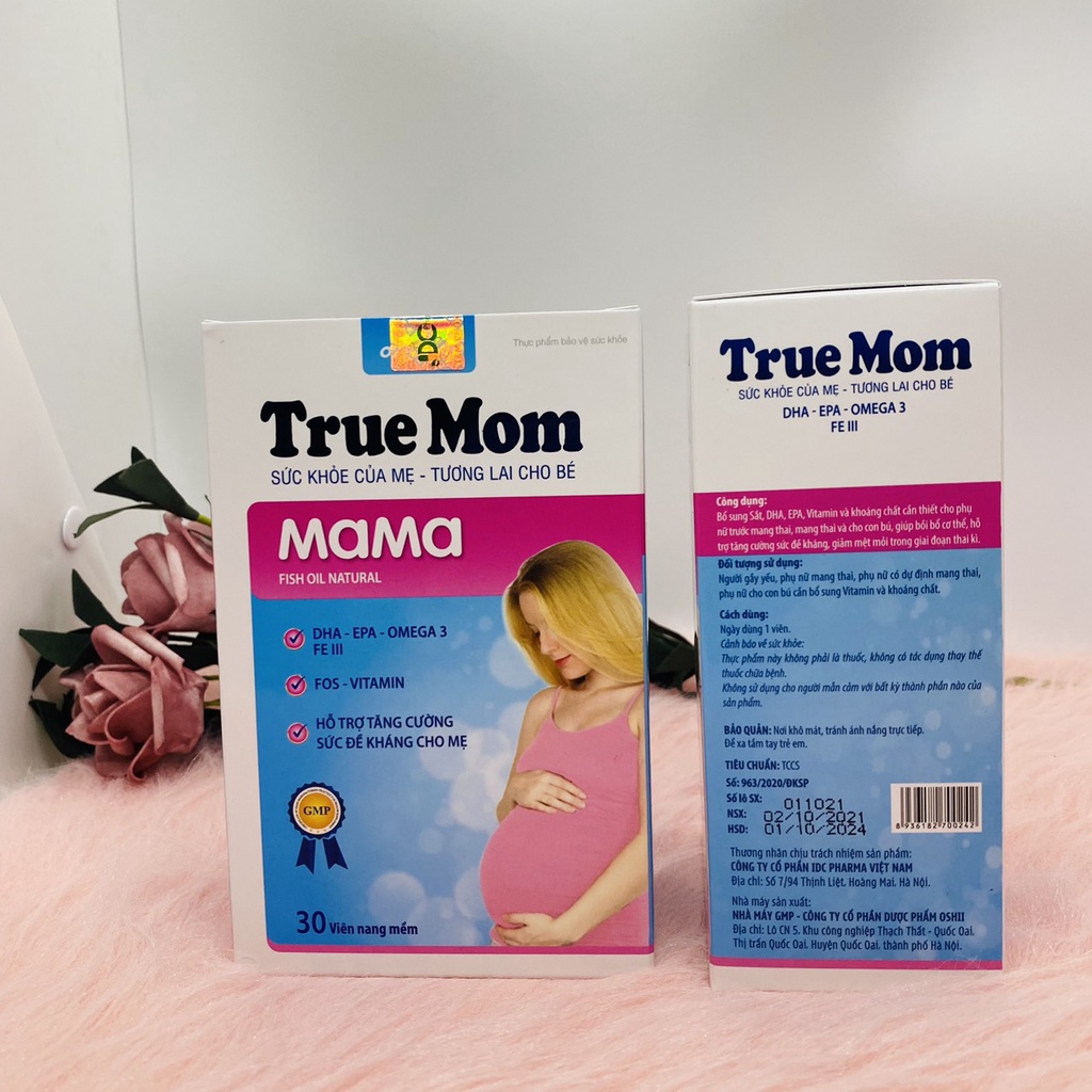 Bổ bầu True Mom Mama giúp bổ sung dưỡng chất cần thiết cho mẹ bầu