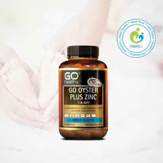 Tinh chất hàu (120v) tăng cường sinh lực cho nam giới từ 25 tuổi GO Healthy Oyster Plus Zinc 1-A-Day, New Zealand