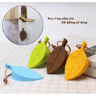 Chặn cửa hình chiếc lá nhiều màu(giao ngẫu nhiên)