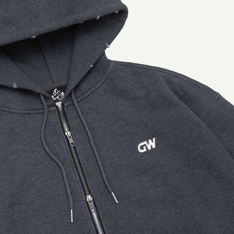 Áo hoodie dây kéo vải nỉ chân cua/ METAL FULLZIP HOODIE: KOALA